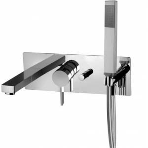 Смеситель встраиваемый для ванны Paffoni Rock с душевым гарнитуром